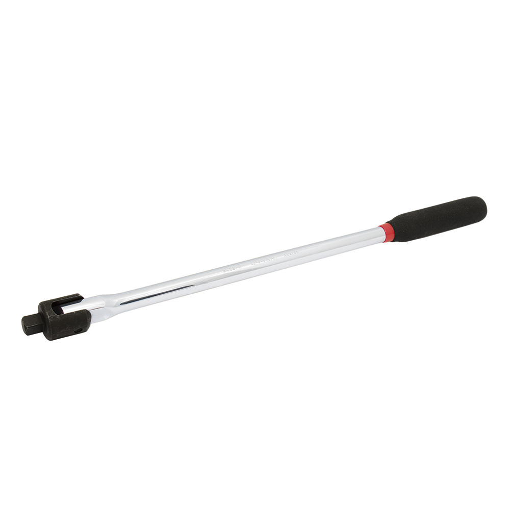 Mango articulado con mango rubber grip para dado cuadro de 1/2", 17-7/8"
