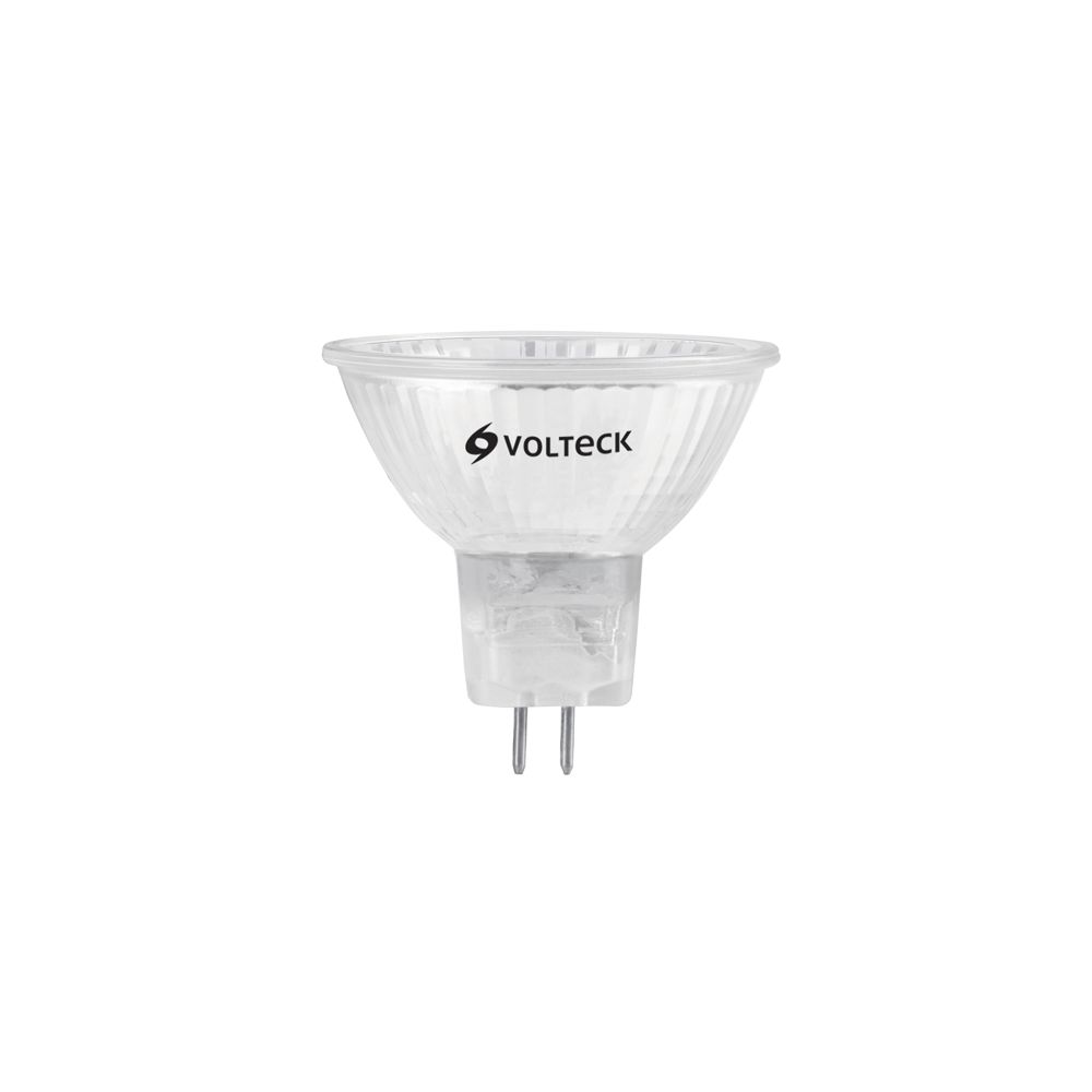 Lámpara de halógeno transp. 50 W tipo MR16 en caja, VOLTECK