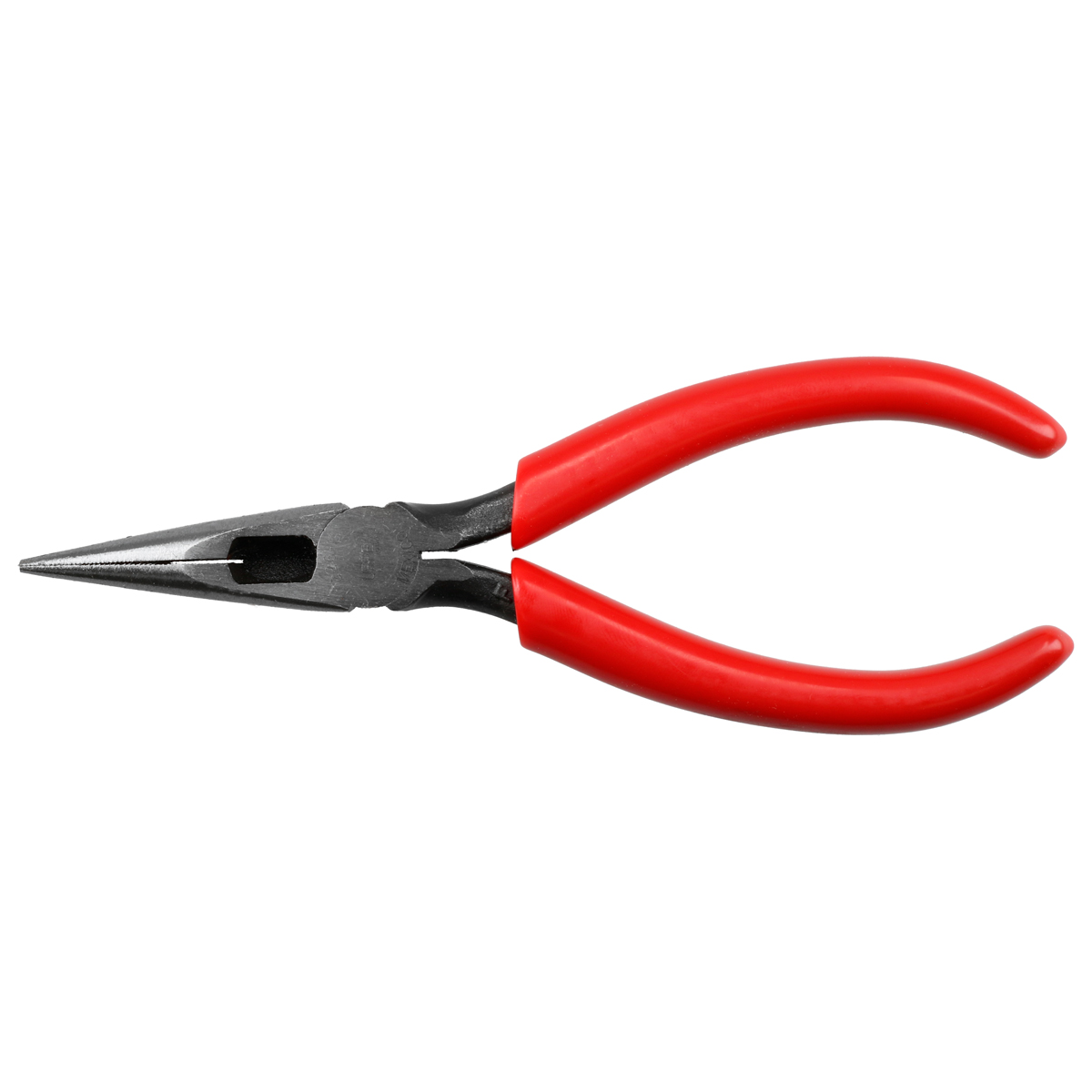 Pinza para electricista con mango rubber grip con punta larga corte latera de 6-5/8"