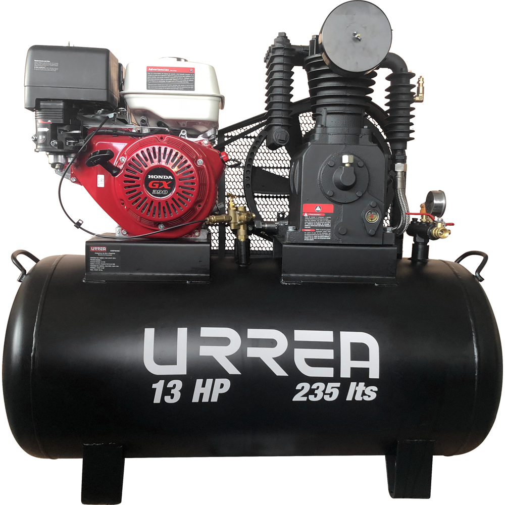 Compresor de aire a gasolina 235 Lt, 13 HP