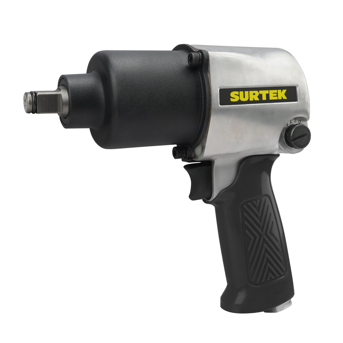 Pistola de impacto neumática cuadro de 1/2" 500 ft-lb sistema twin hammer