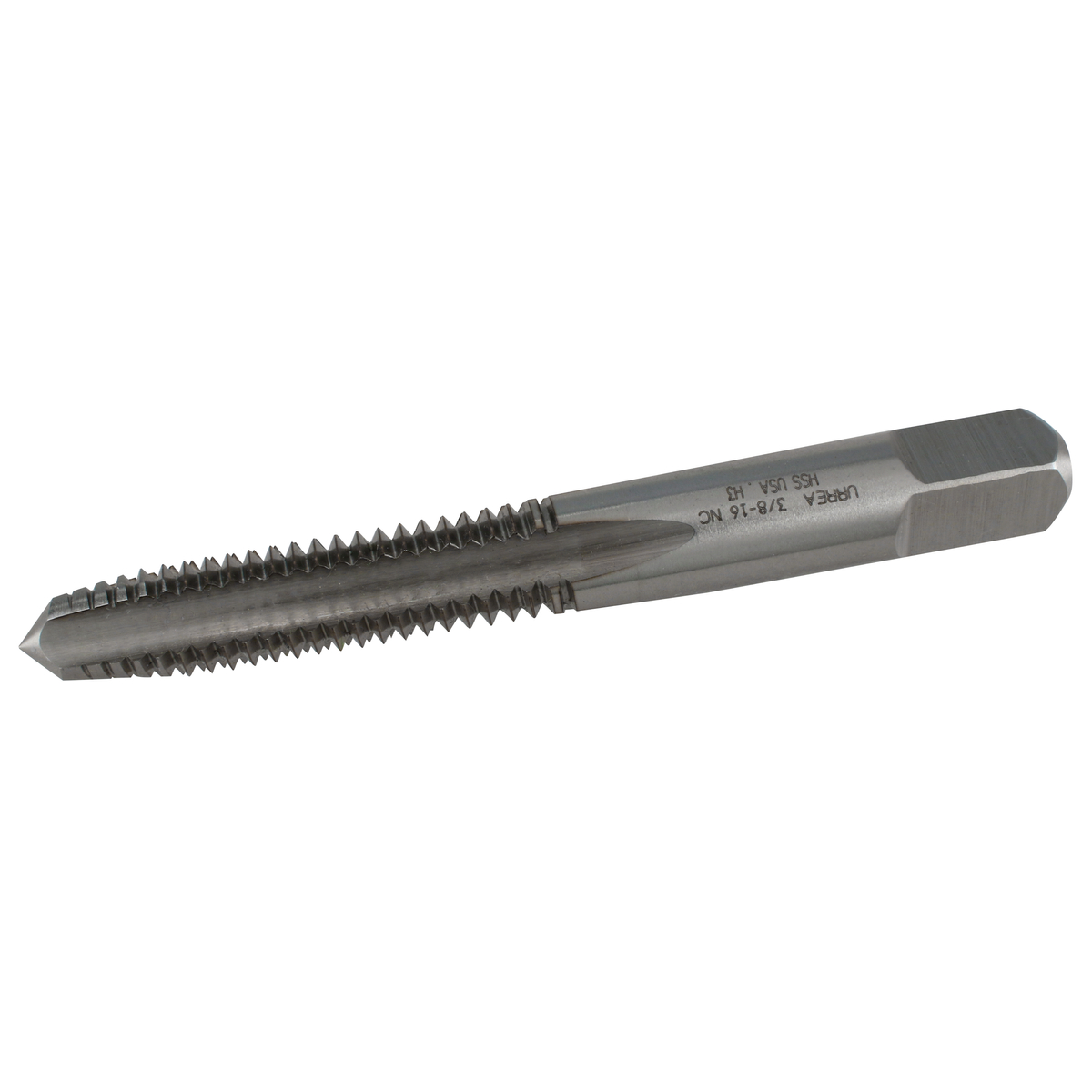 Machuelo de acero de alta velocidad en pulgadas 3/8"-16NC