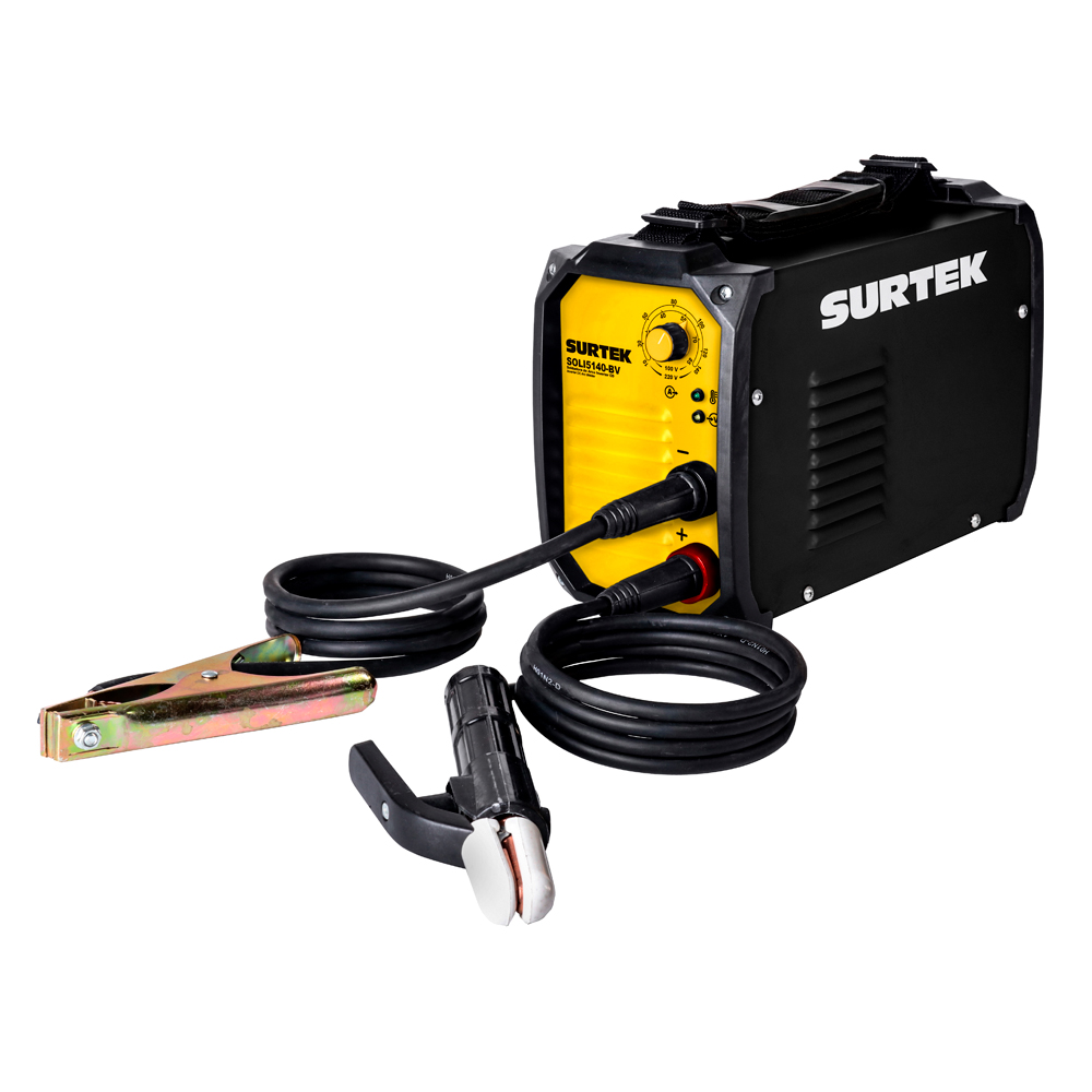 Soldadora inverter para electrodos de 1 fase bi voltaje 110 - 220 V, 140 A