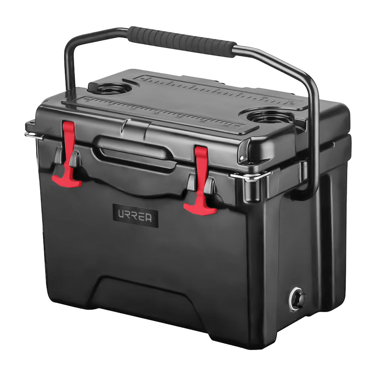 Hielera negra portatil 20lt 55 cm x 40 cm x 34.5 cm
