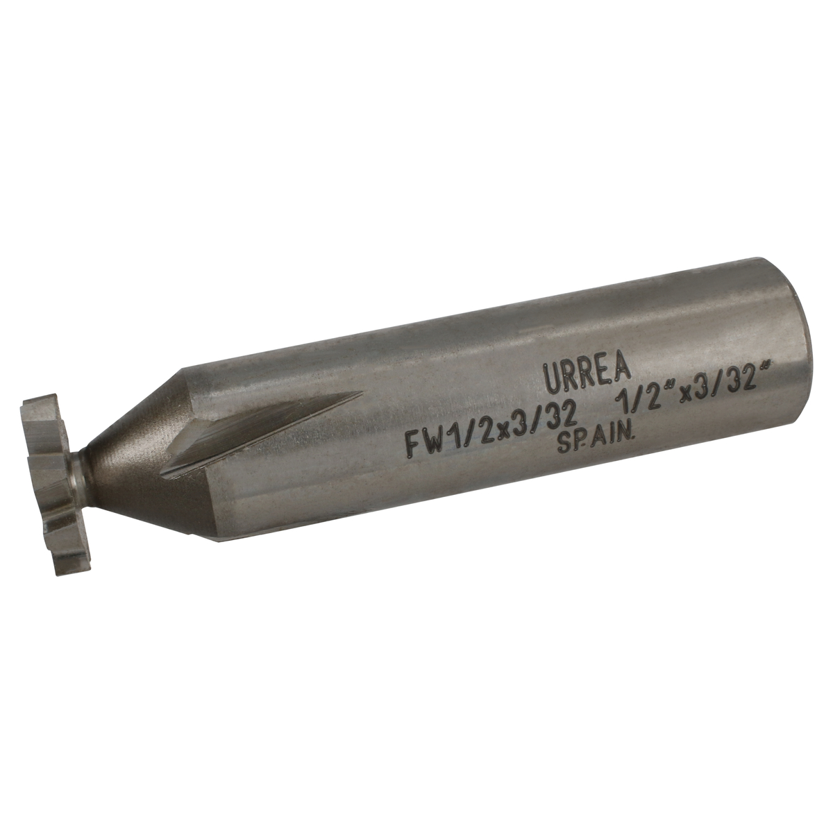 Fresa tipo woodruff de acero 1/2" x 3/32"