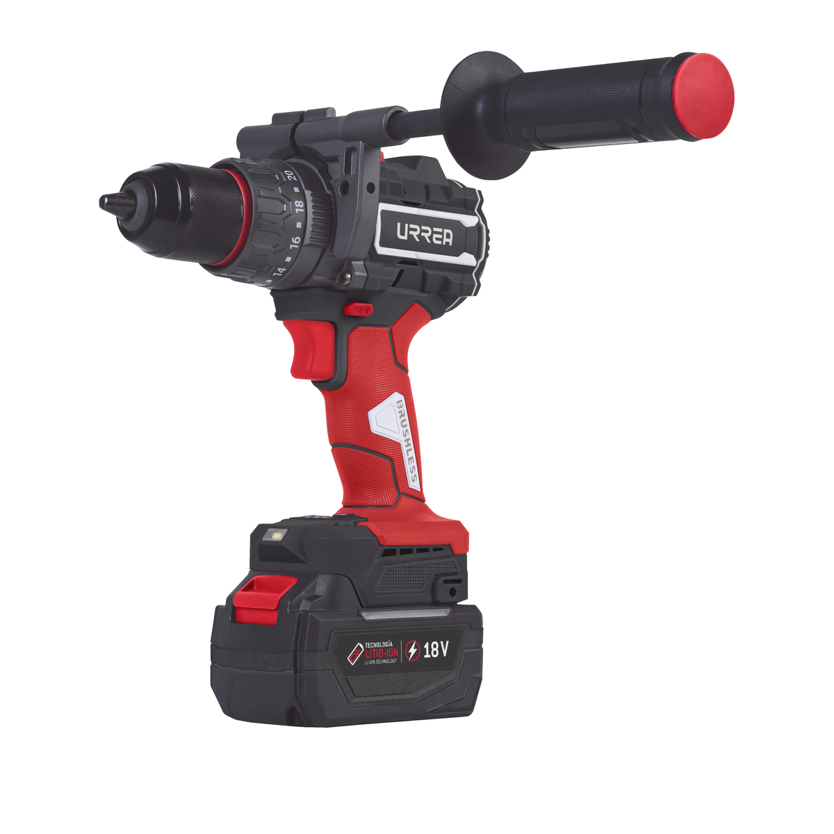 Rotomartillo de impacto 1/2" a batería Litio-ion 18 V, 150 Nm
