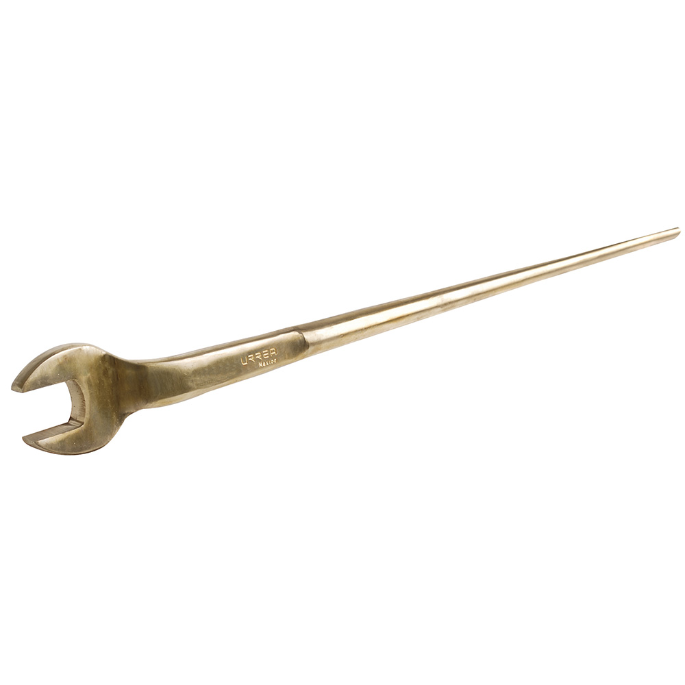 Llave estructural boca española de bronce-aluminio antichispa en pulgadas de 1-1/2"