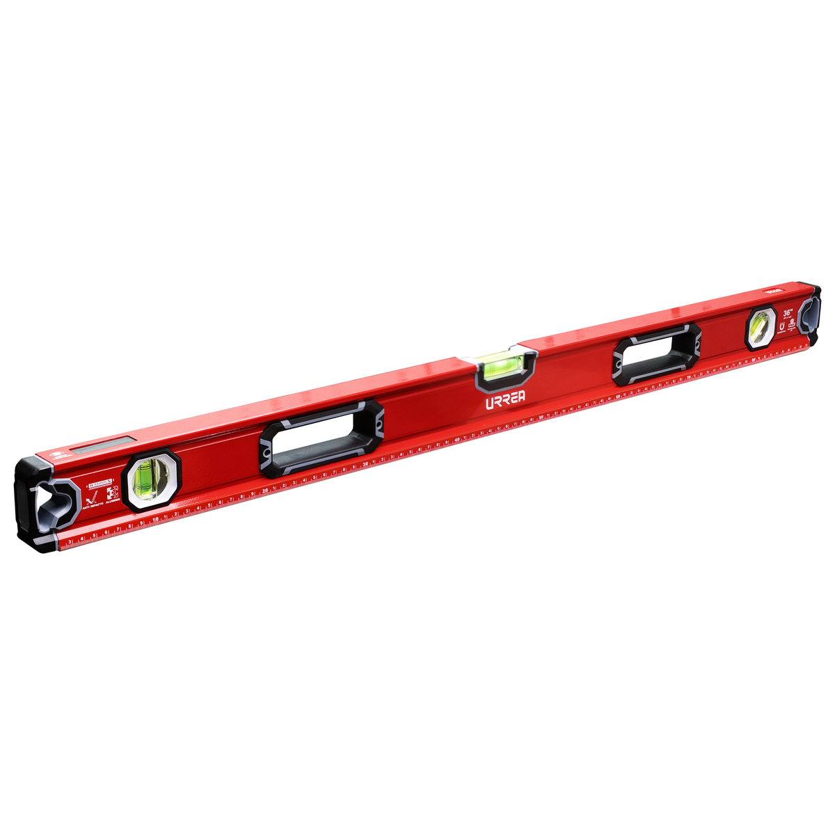 Nivel anti-impacto dual view magnético de aluminio 36"