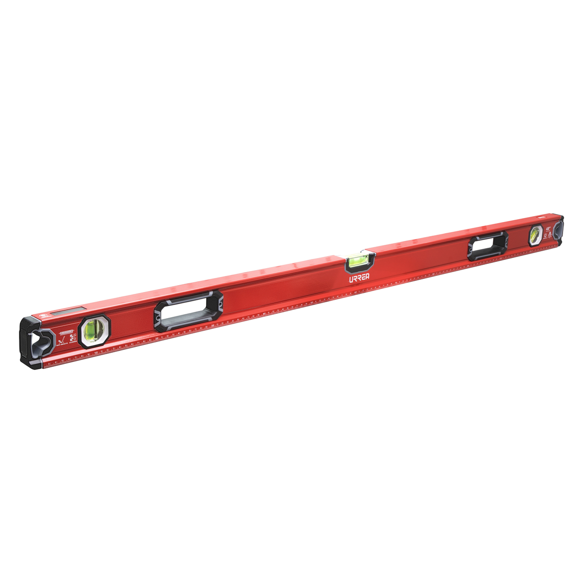 Nivel anti-impacto dual view magnético de aluminio 48"