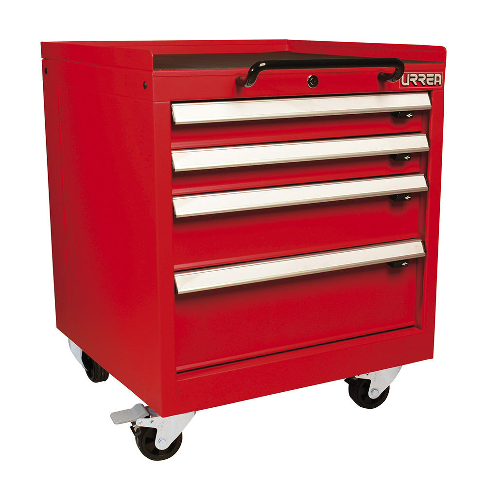 Gabinete móvil 4 gavetas color rojo serie MP 23"