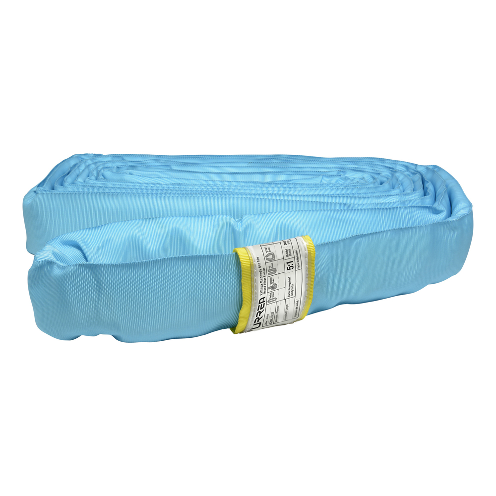 Eslinga de poliéster redonda sin fin azul 5 m, 9 ton