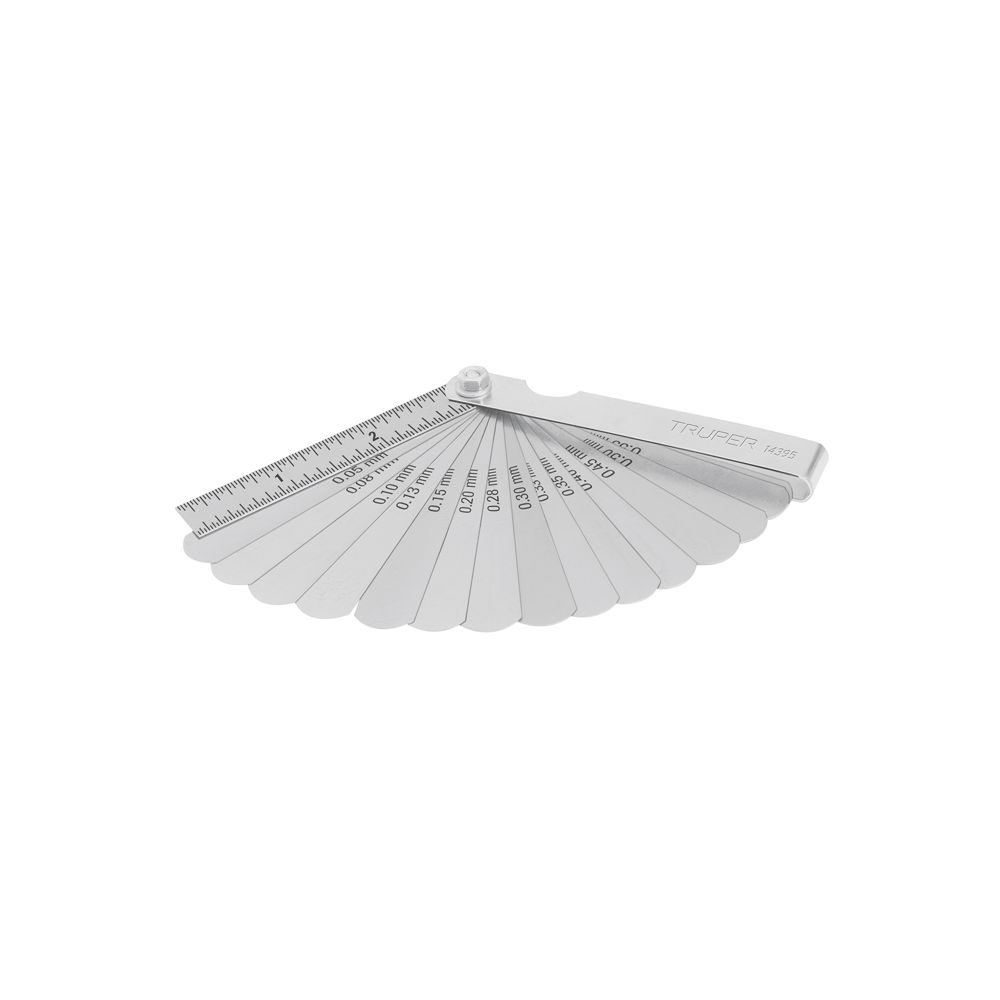 Calibrador de 15 hojas std / mm, TRUPER