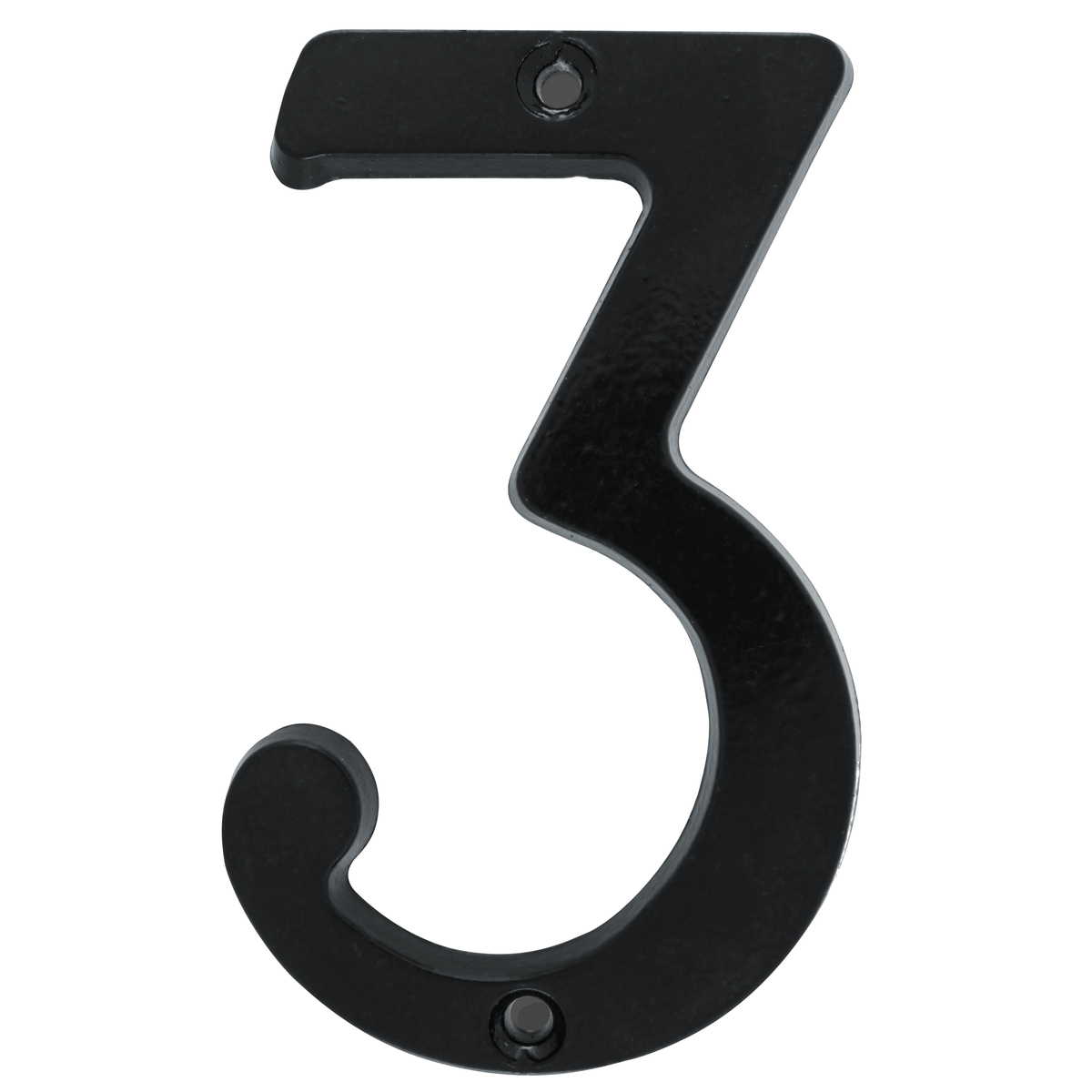 Número 3 slim 4" negro