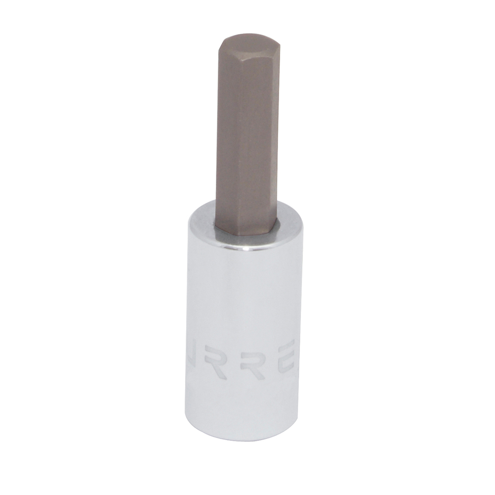 Dado con punta hexagonal cuadro de 1/4", en pulgadas, 1/16"