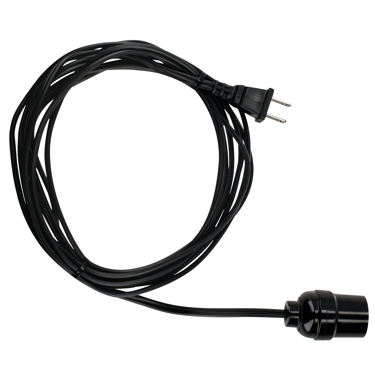 Portalámpara con cable de alimentación 2 x 18 6 m
