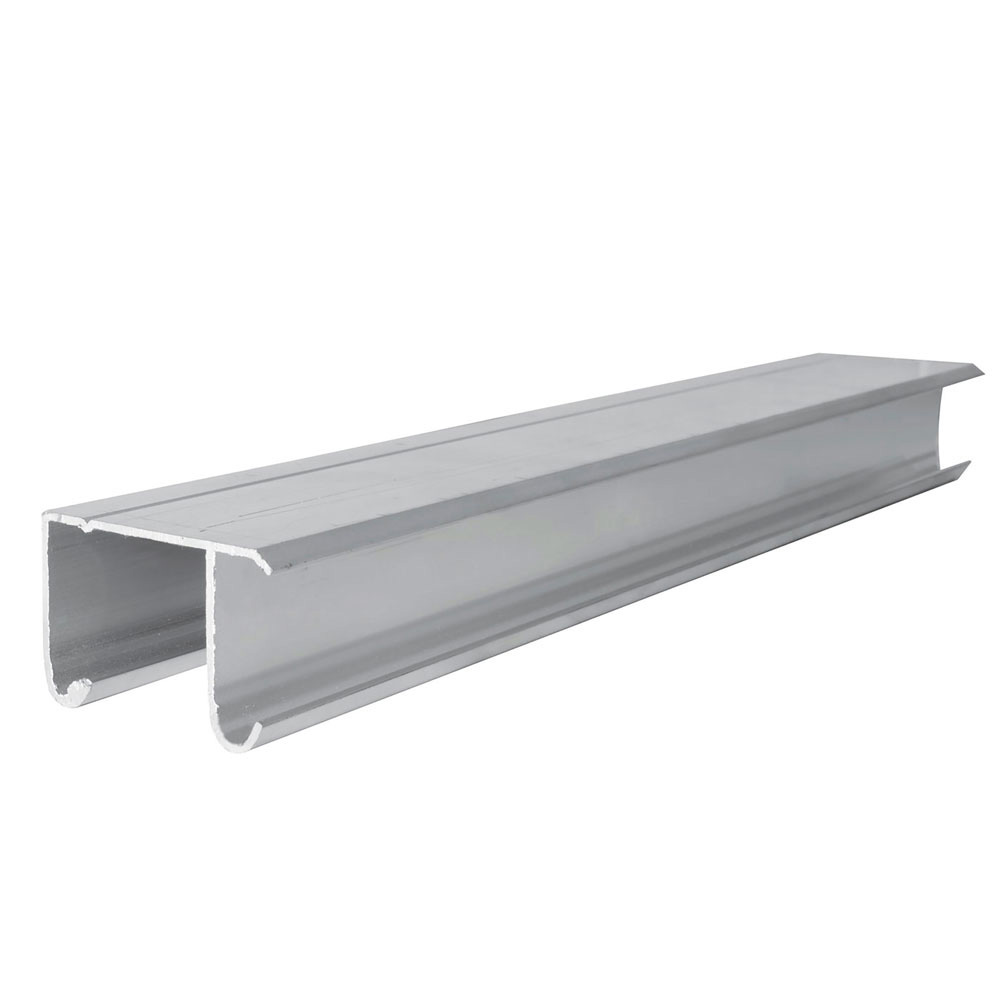 Riel tipo JJ para clóset 3 m, de aluminio