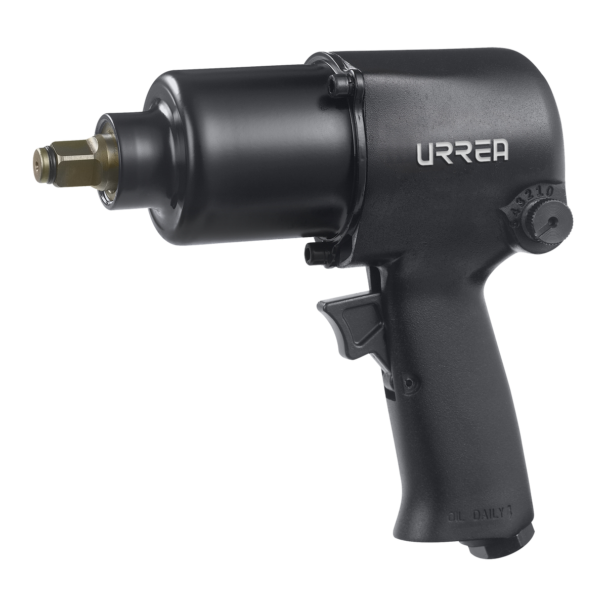 Pistola de impacto neumática cuadro de 1/2" 490 ft-lb sistema twin hammer