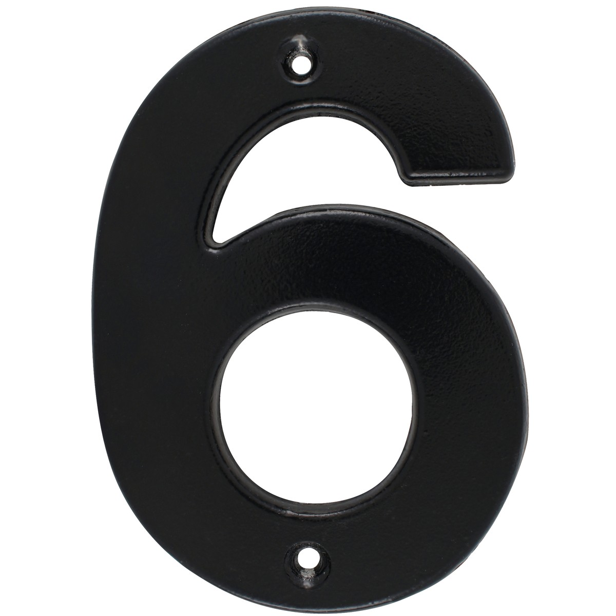 Número 6 bold 4" negro