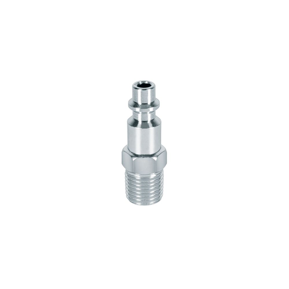 Conector rápido de acero, macho, cuerda 1/4' NPT, PRETUL