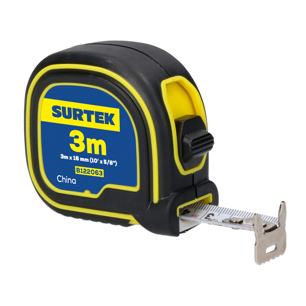 Flexómetros anti-impacto con carcasa soft grip, 3 m x 16 mm