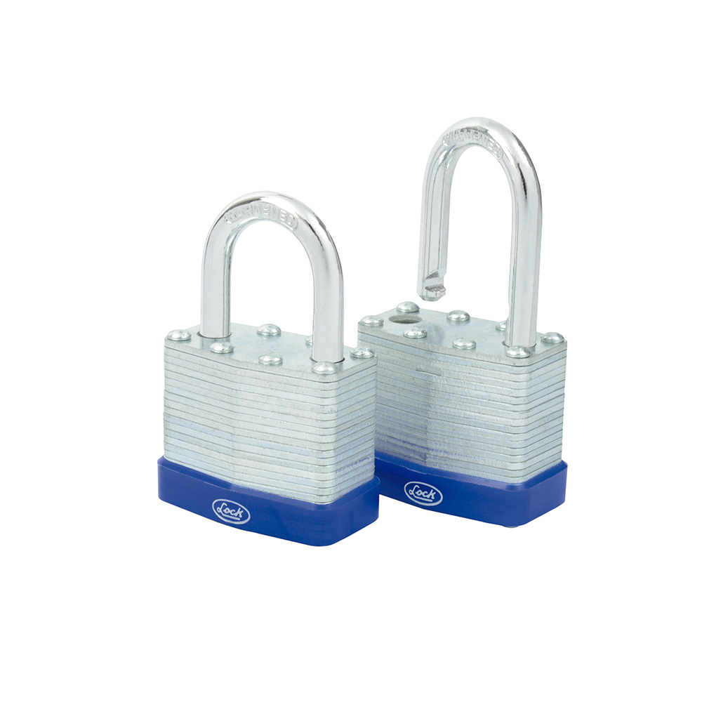 Juego de candados laminados 40 mm, llave estándar, 2 piezas