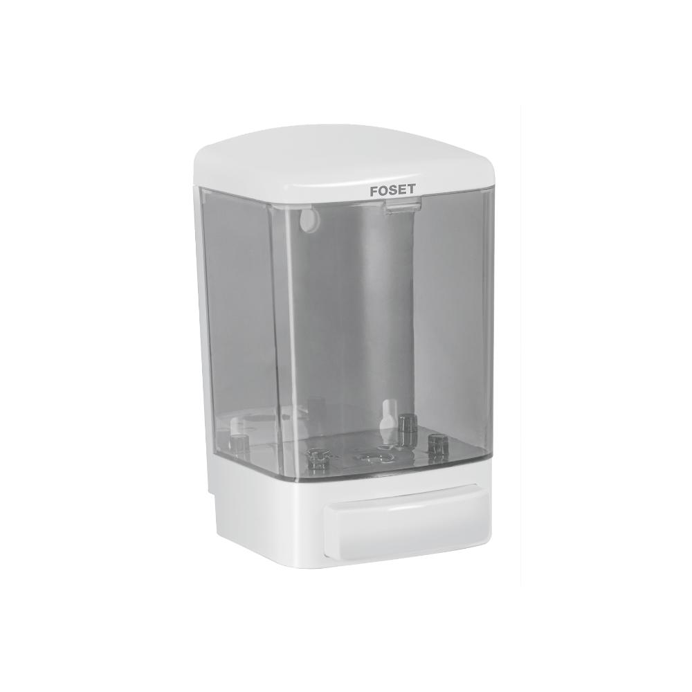 Dosificador para jabón líquido, blanco, FOSET BASIC