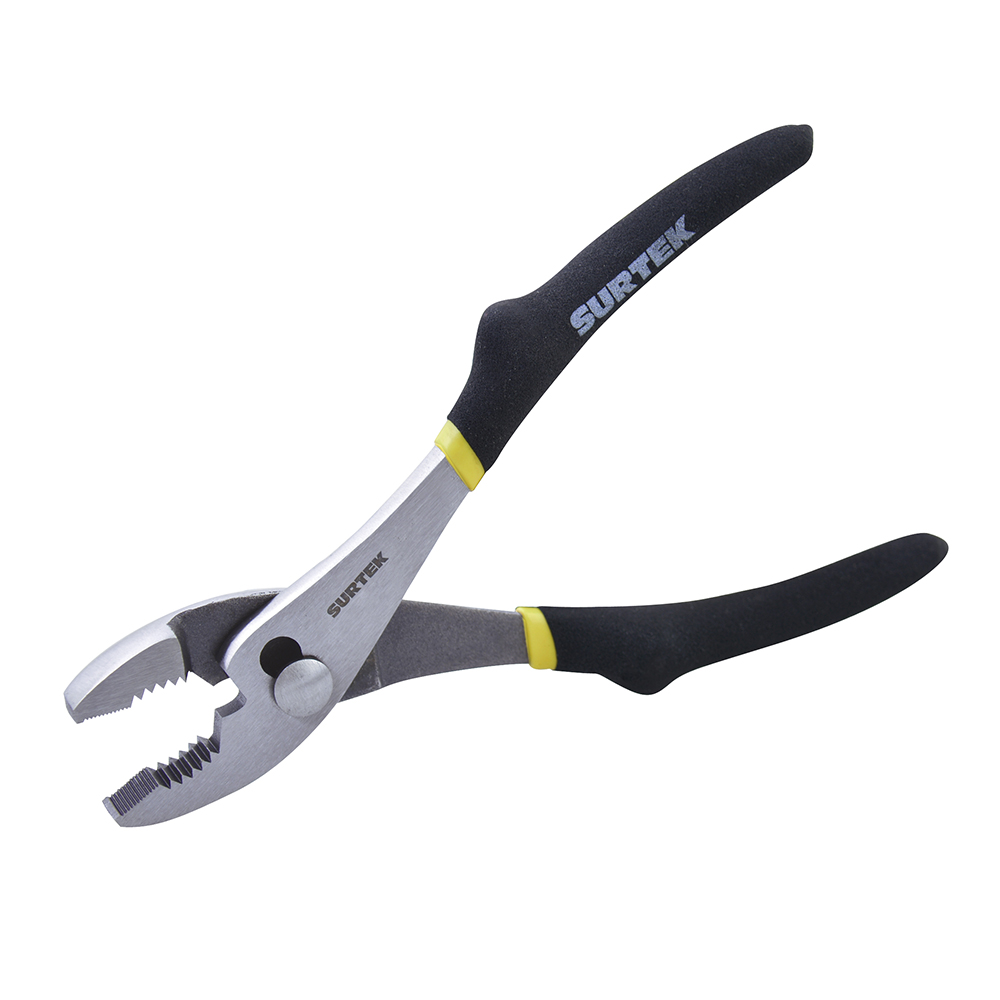 Pinza para mecánico con mango de vinil y botón de ajuste de 6"