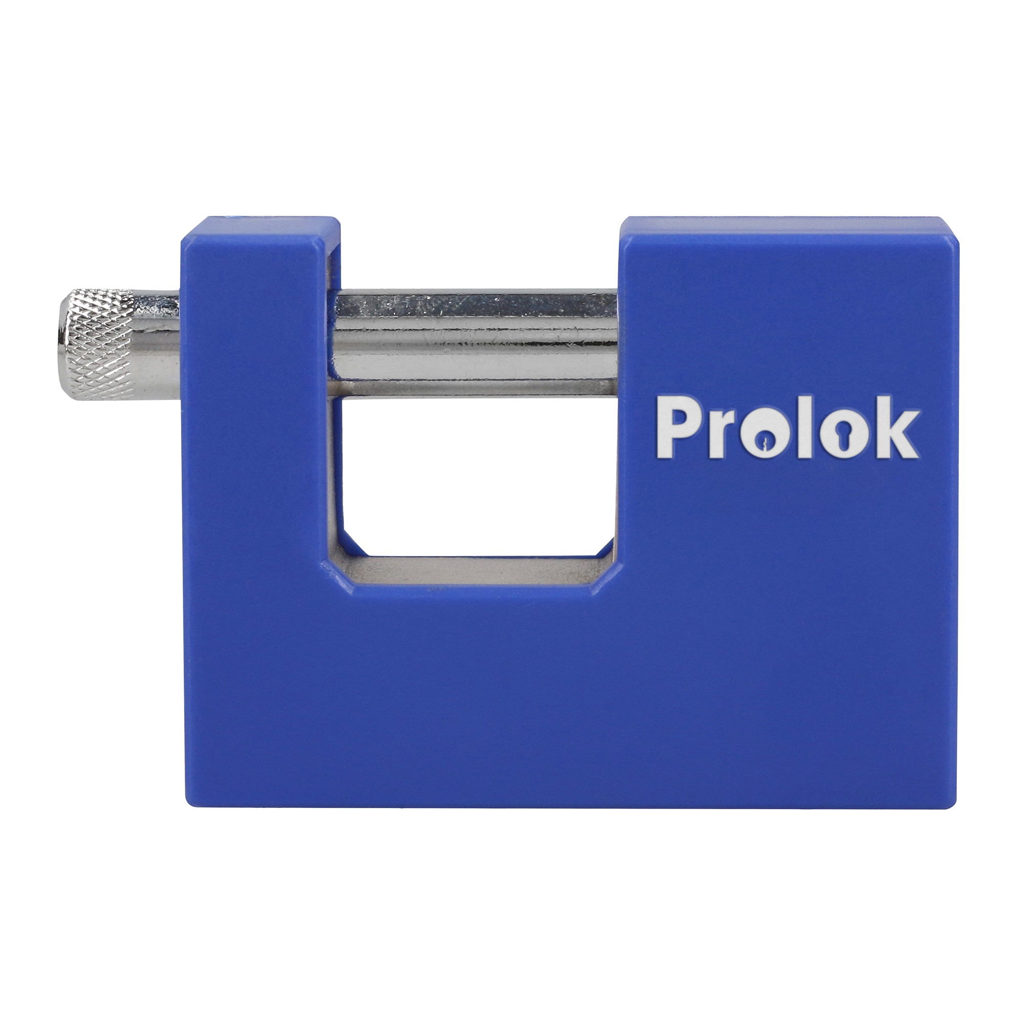 Candado de acero con cubierta plástica de PVC 80 mm, llave estándar