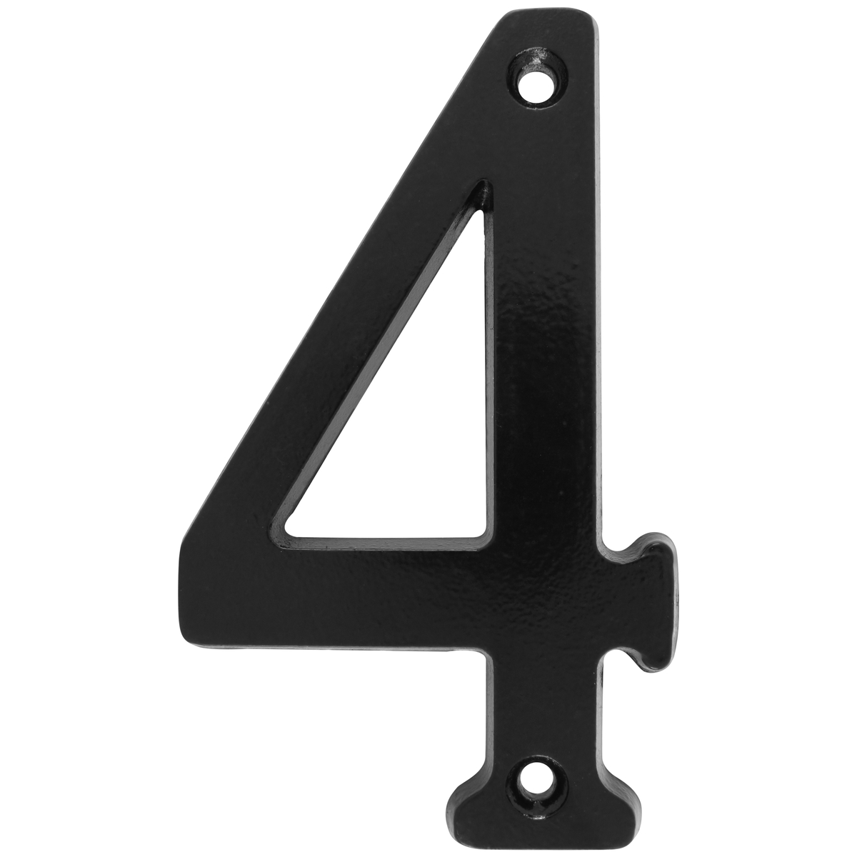 Número 4 slim 4" negro