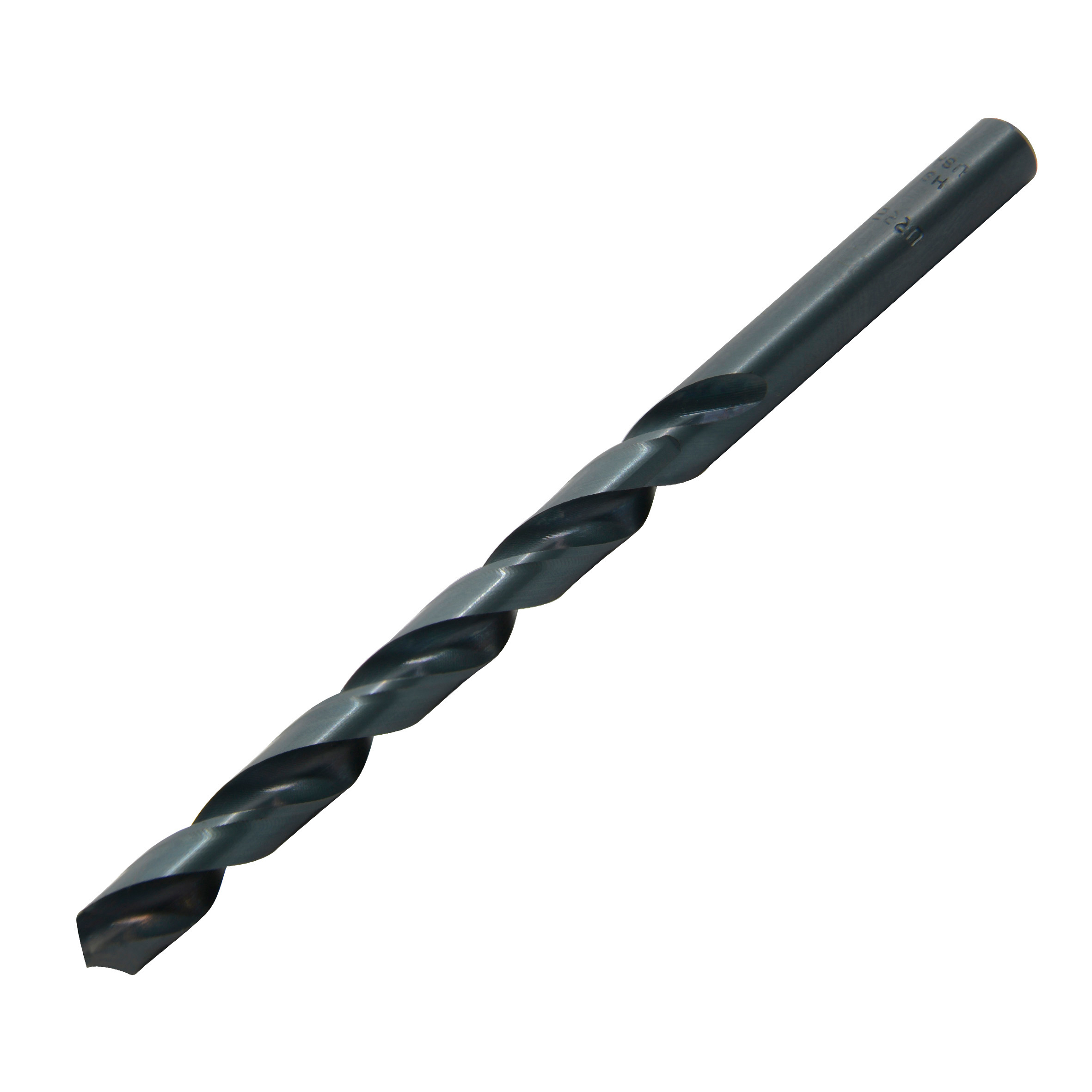 Broca negra de acero de alta velocidad zanco recto 9/32", 4-1/4"