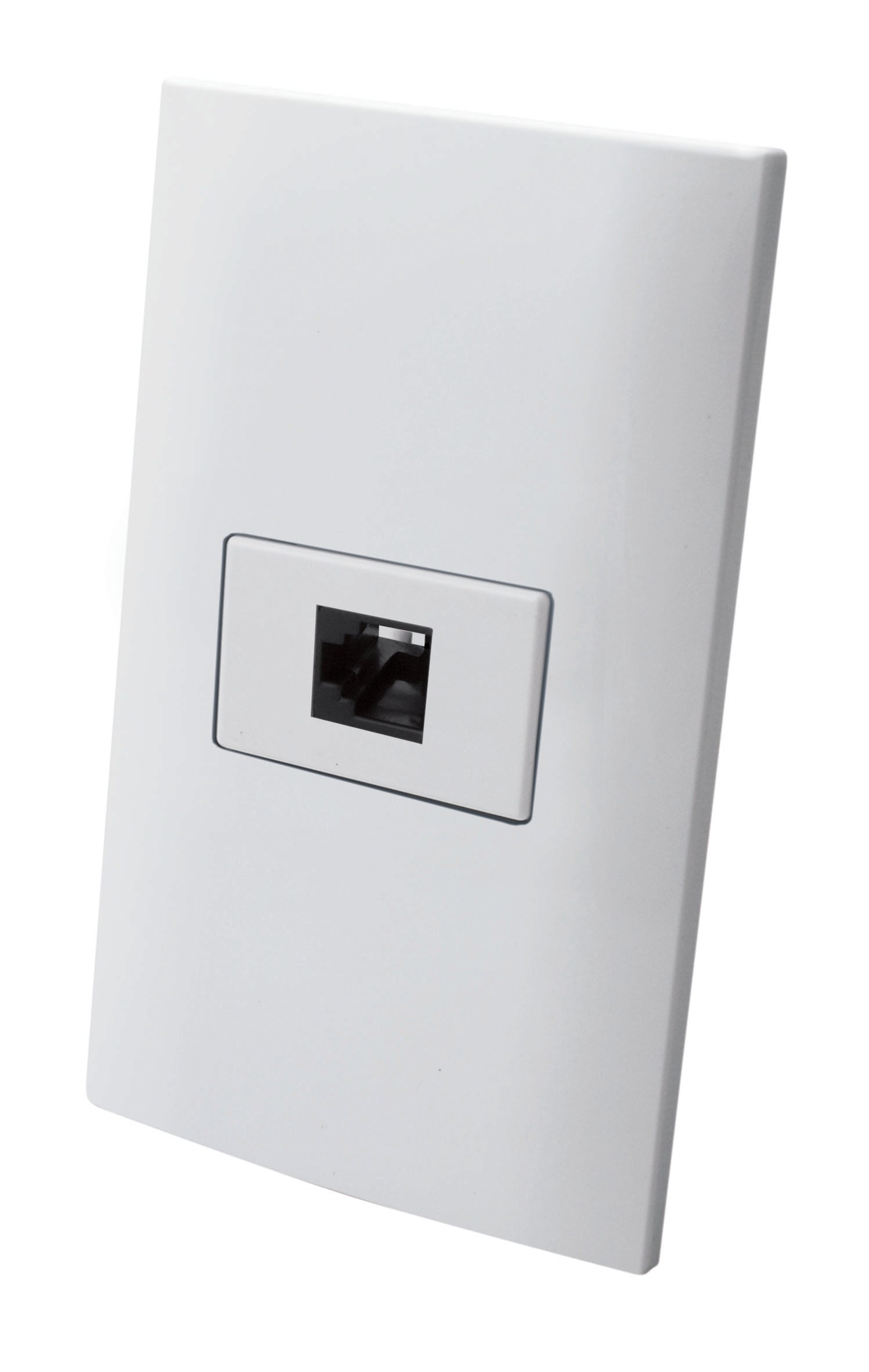 Receptaculo telefonico con placa plastica - Champagne - Linea ALTIMUS
