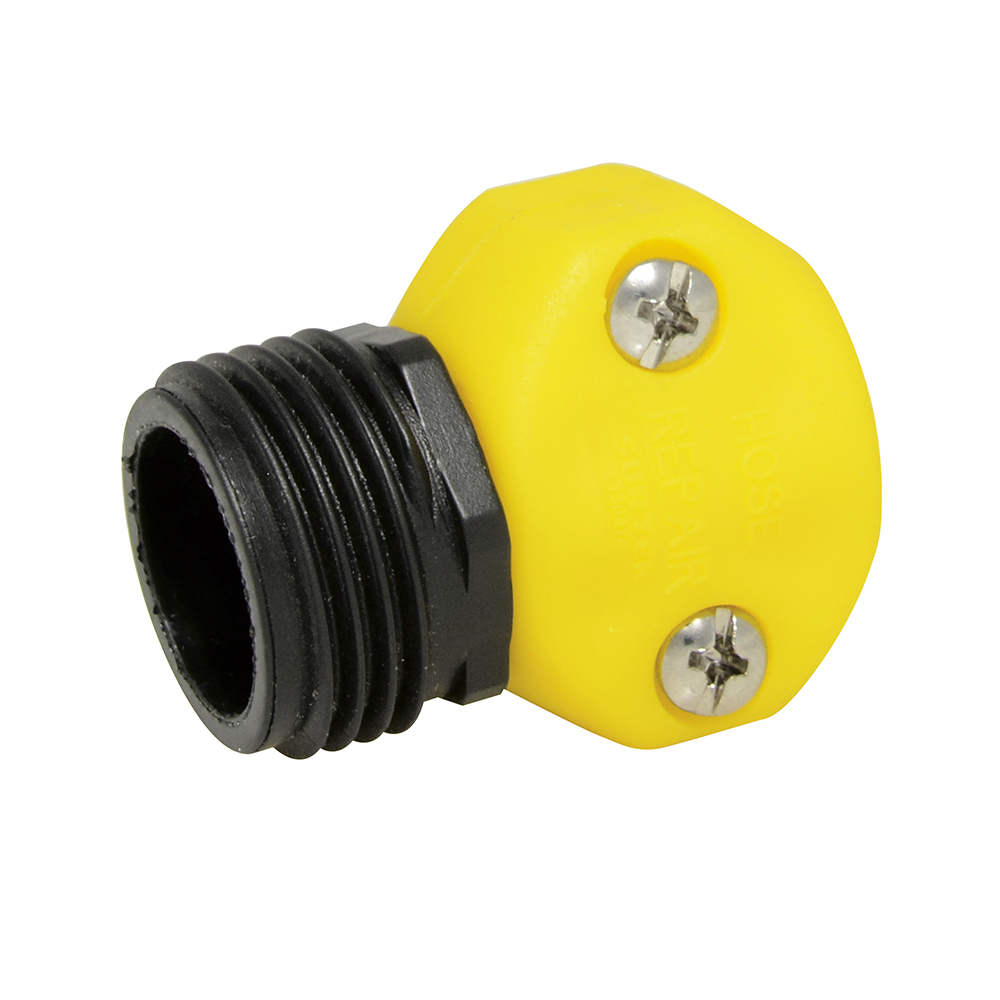 Conector para manguera de riego plastico, 5/8", a 3/4", macho