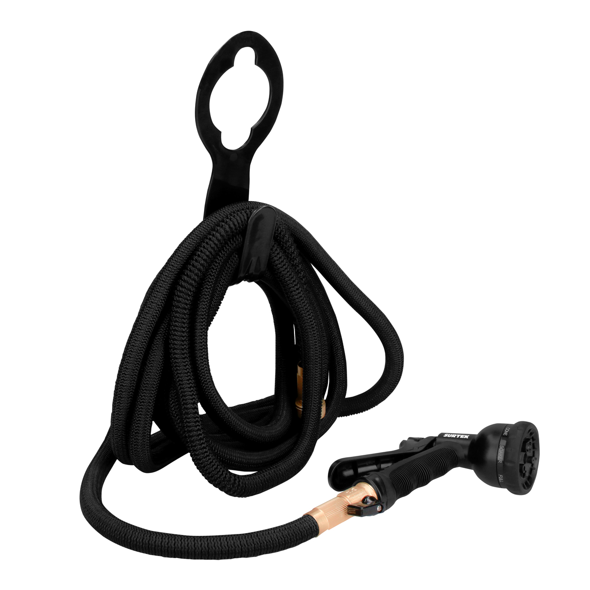 Manguera para jardín plana con pistola para riego 2 capas 3/4", 15 m