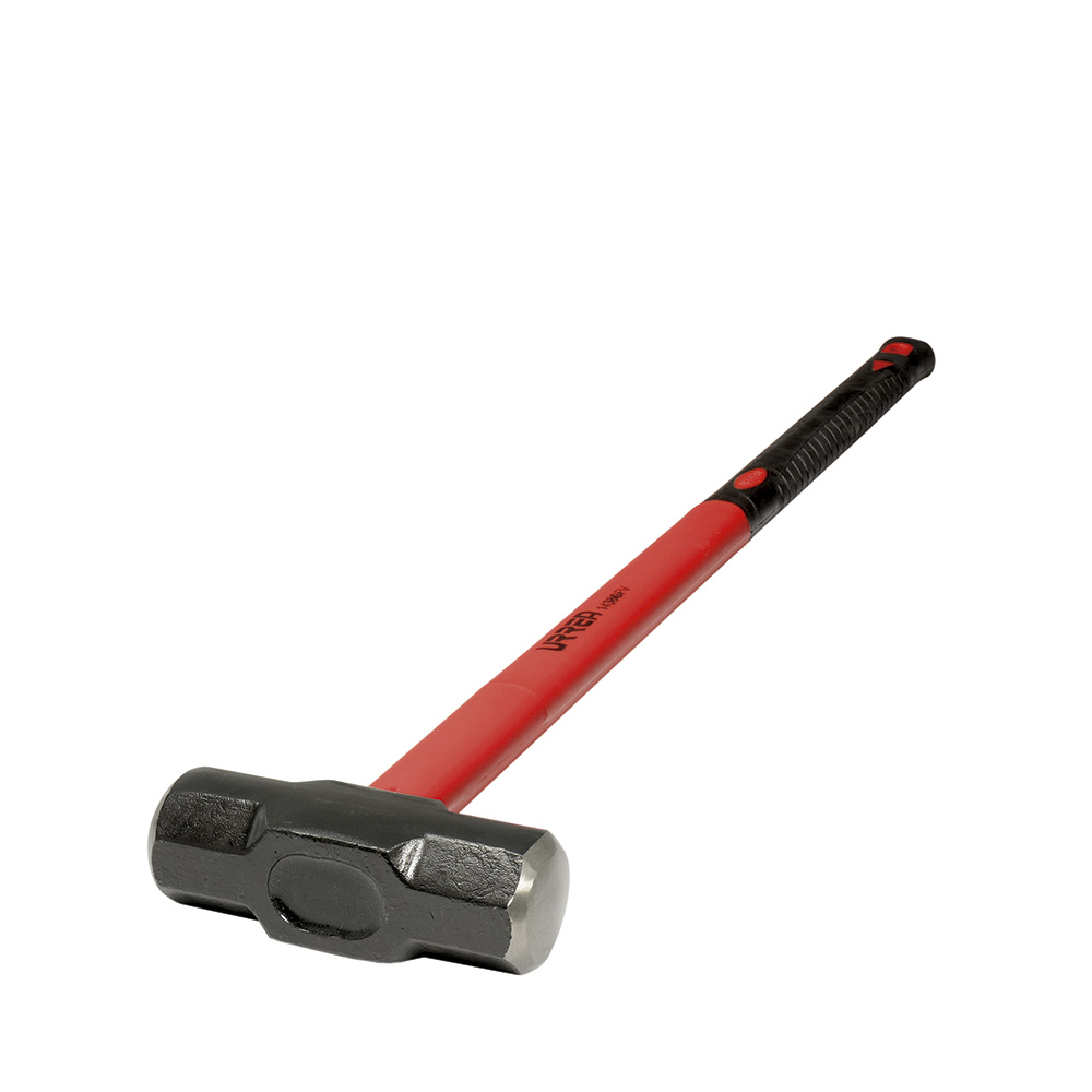 Marro octagonal cabeza maquinada con mango de fibra de vidrio 36", 6 lb