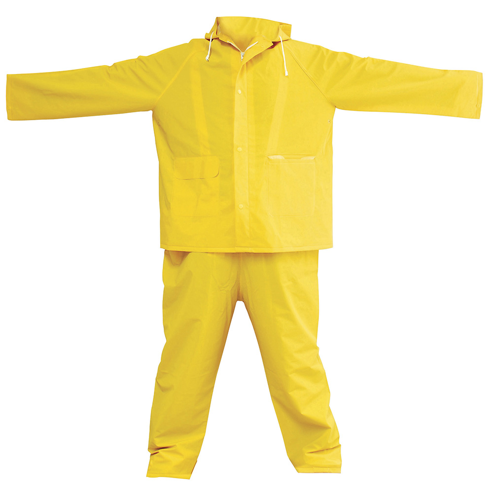 Traje impermeable sin reflejante con interior de poliéster CH, 2 piezas