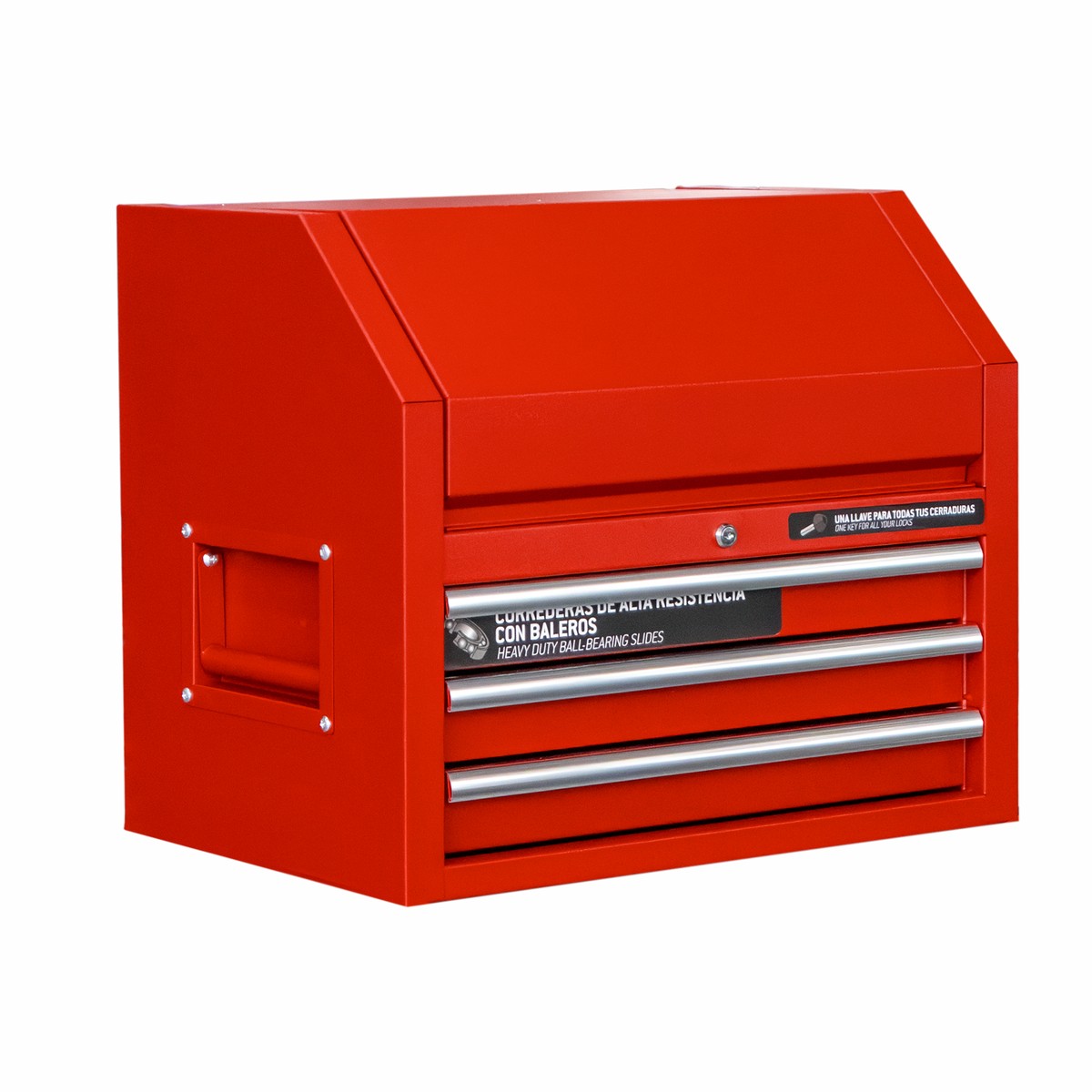 Gabinete superior 3 gavetas color rojo serie P 27"