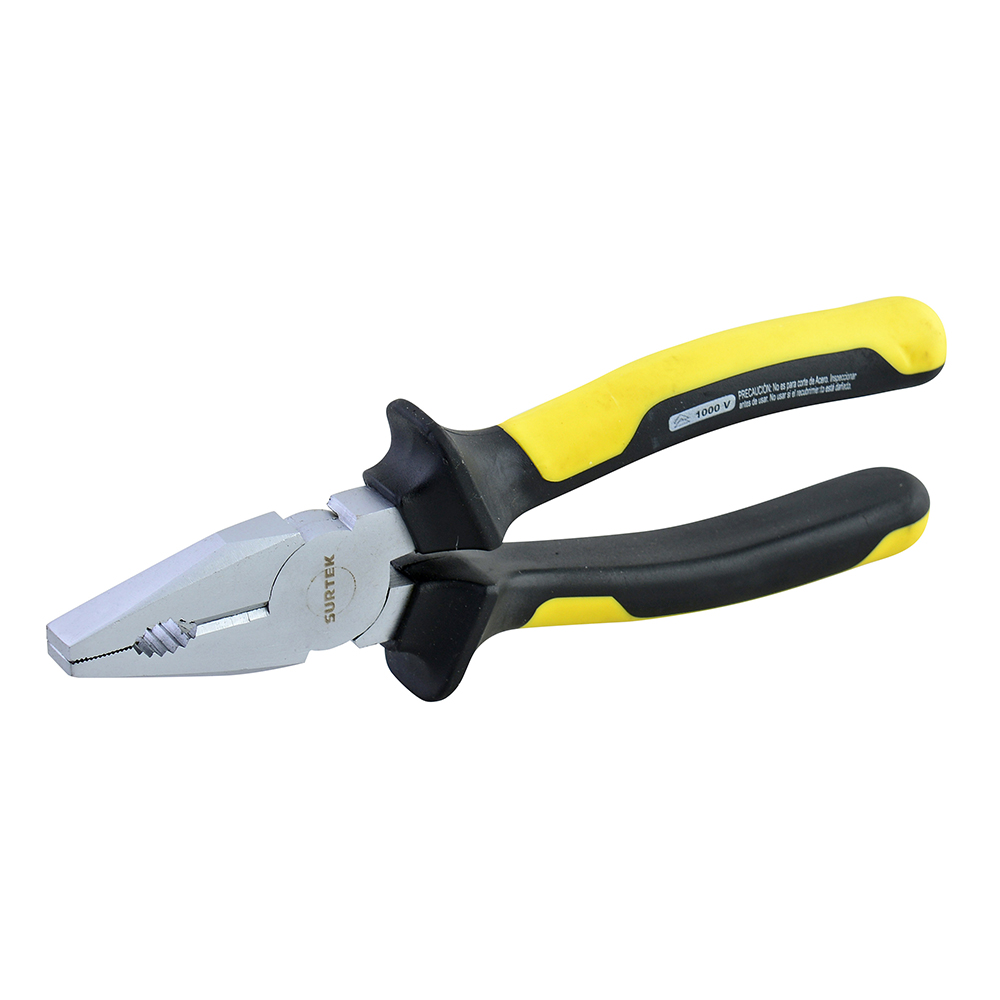 Pinza con mango bimaterial de 1000 V de corte universal, 8"