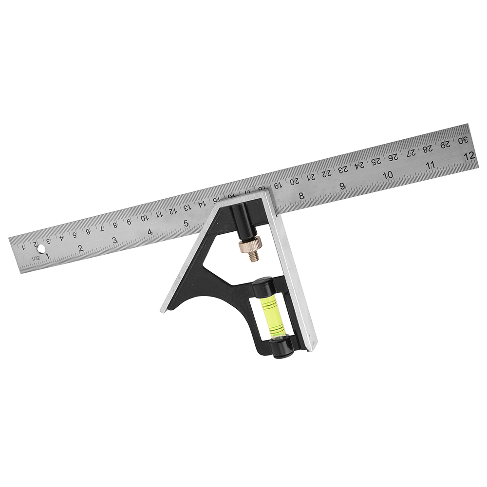Escuadra de combinación con cabeza de acero 12"