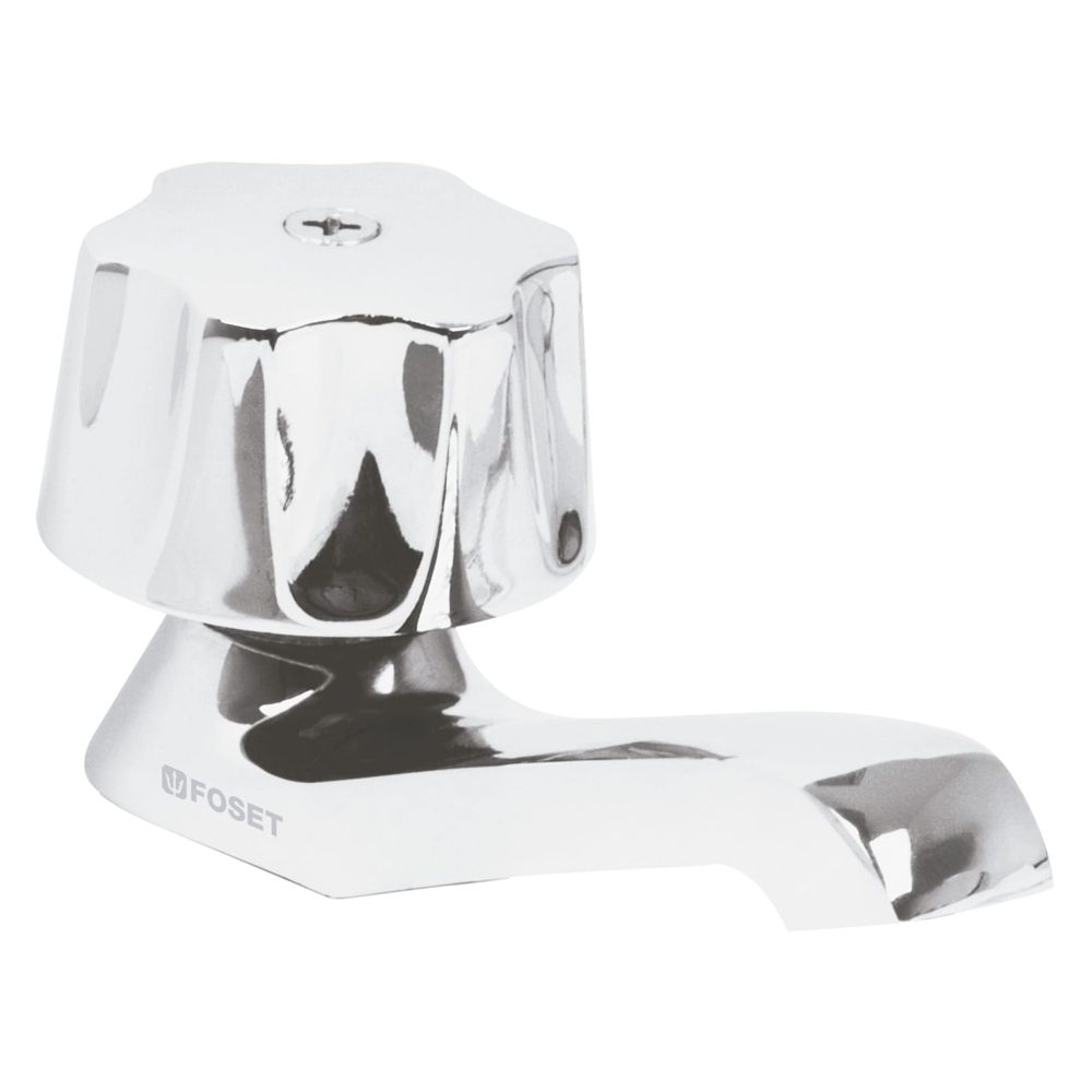 Llave individual para lavabo, maneral metálico, FOSET BASIC