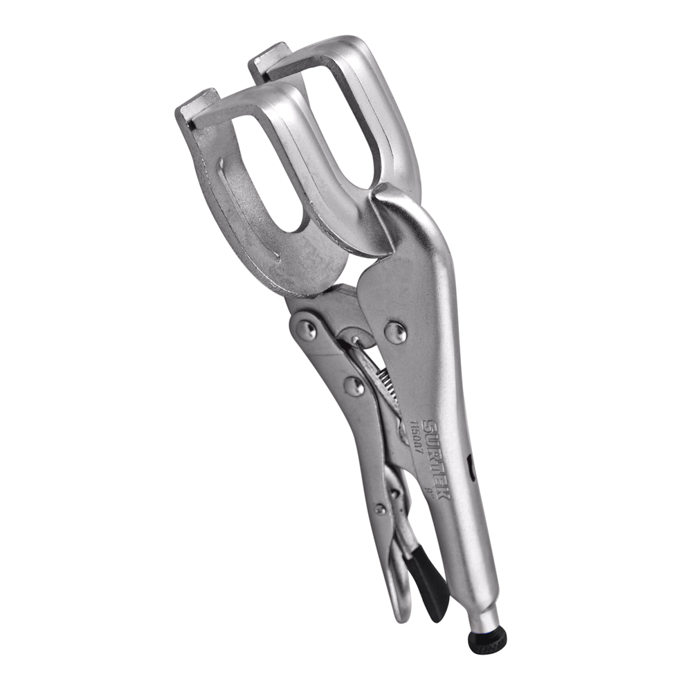 Pinza de presión cromada quijada para sujetar y soldar vigas de 9"