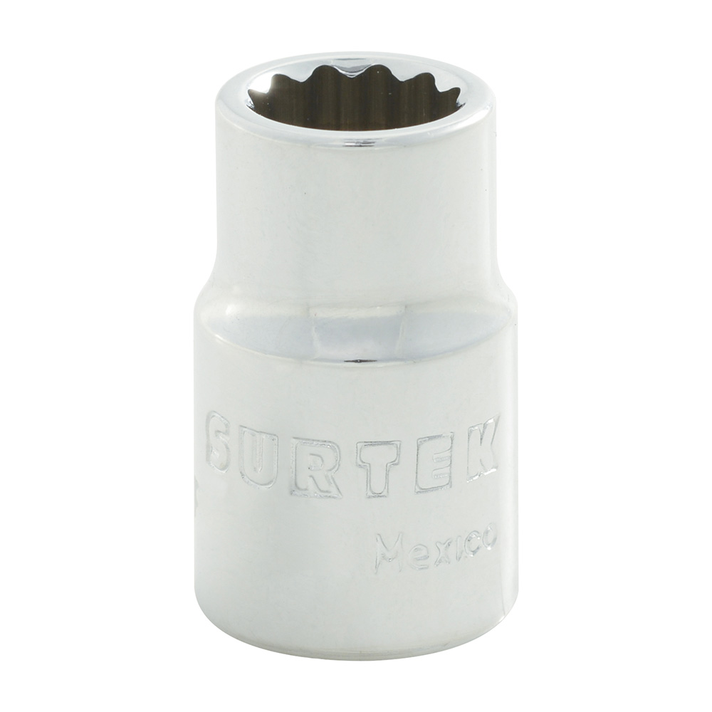 Dado cuadro de 3/8", 12 puntas, en pulgadas, 3/8"