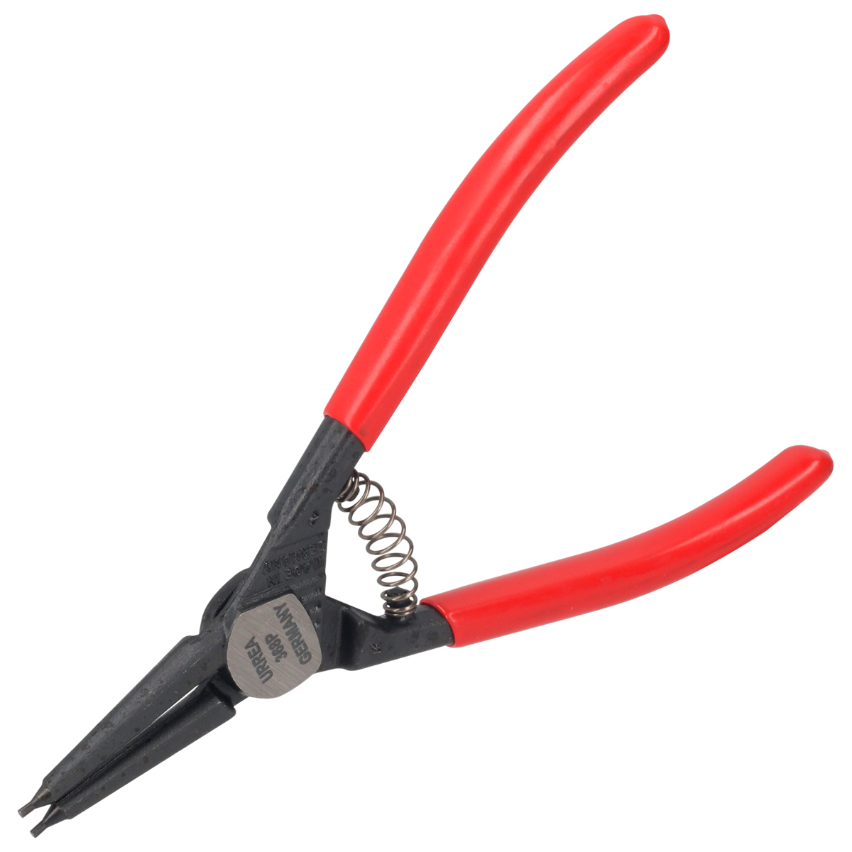 Pinza para anillos de retención con mango rubber grip forjadas tipo externo ángulo de 0°
