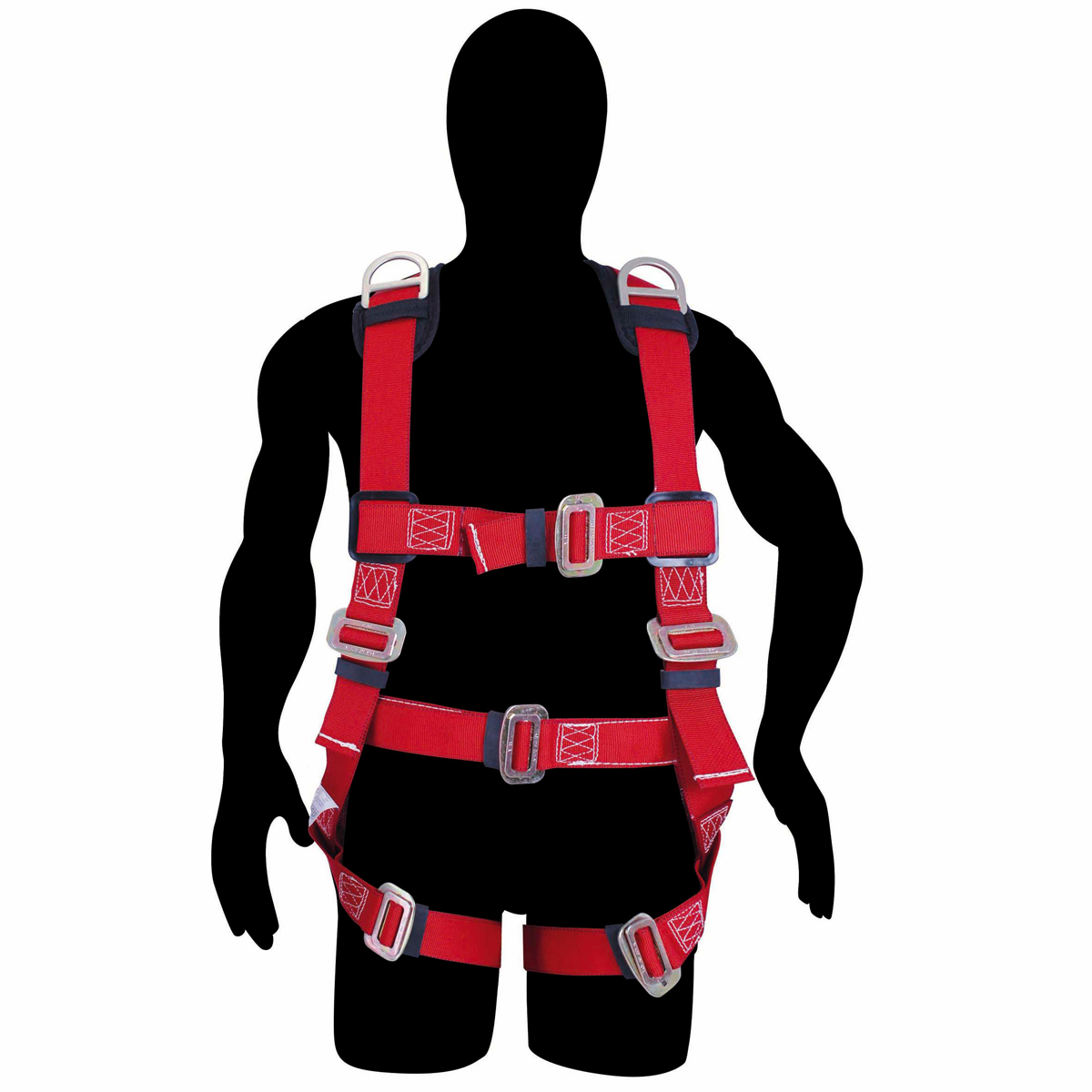 Arnés de seguridad de rescate con cinturón, talla 40-44