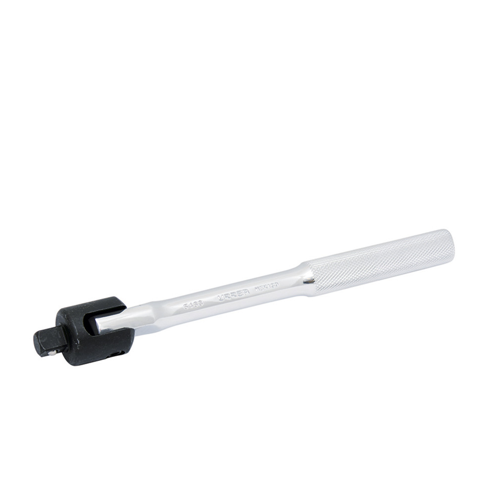 Mango articulado cromado para dado cuadro de 1/2", 10-5/8"