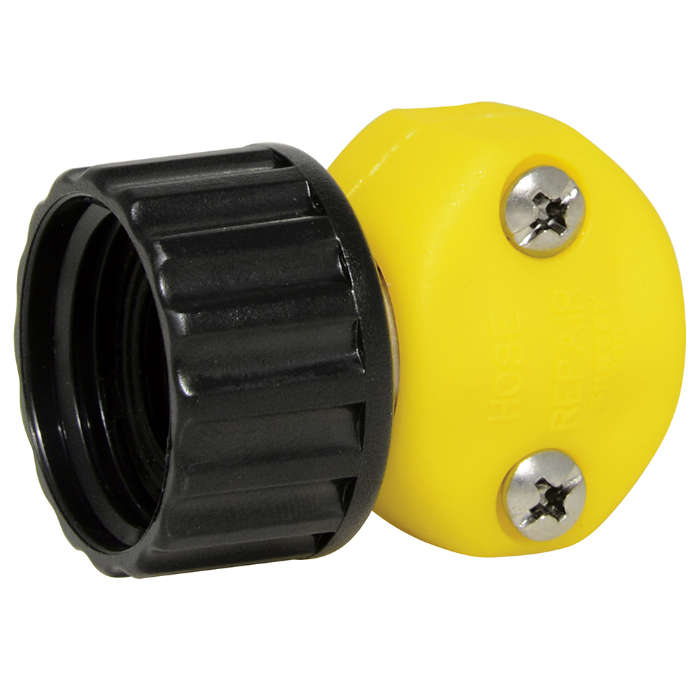 Conector para manguera de riego plástico, 5/8", a 3/4", hembra
