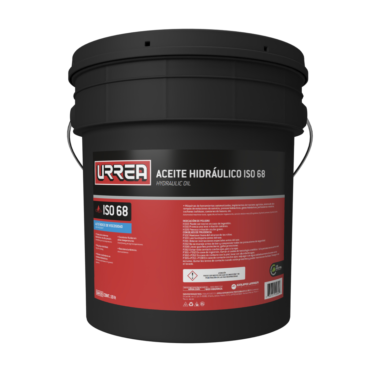 Aceite hidráulico ISO 68 19 Lt
