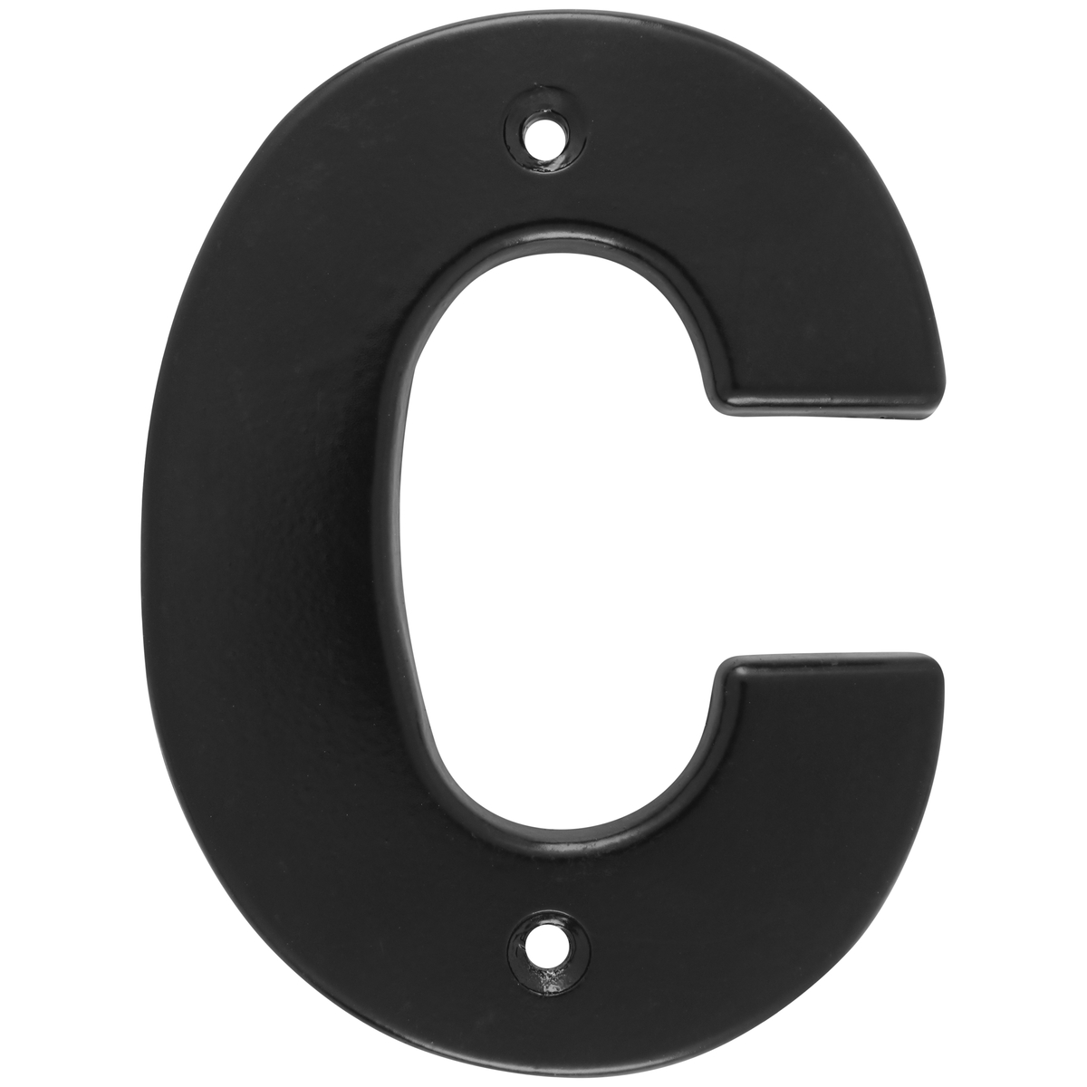 Letra C bold 4" negro