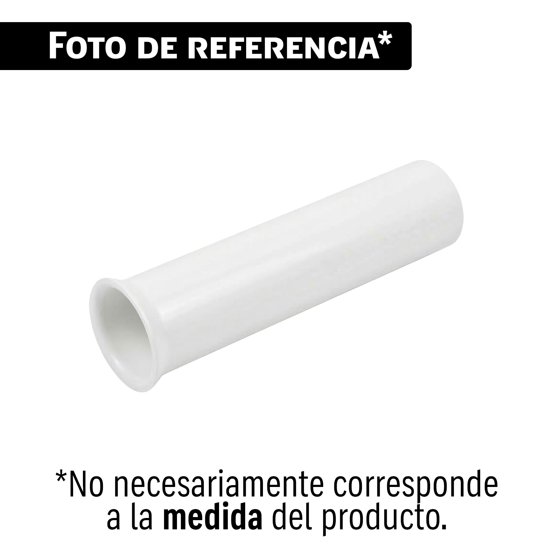 Casquillo plástico para contracanasta, 15 cm, 1-1/2'