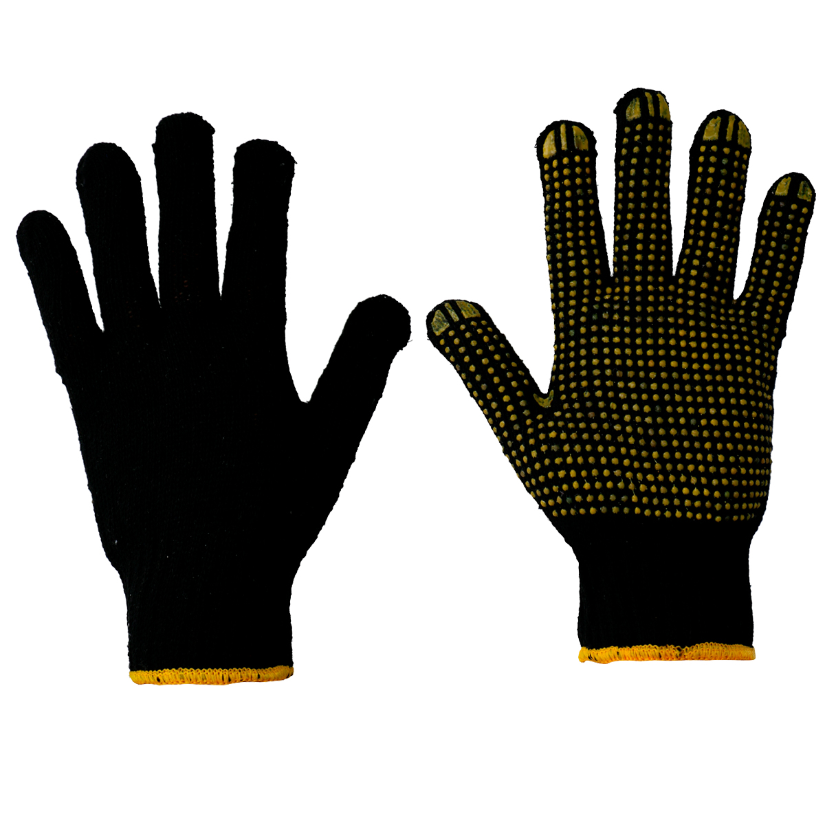 Guantes de algodón con puntos de PVC G
