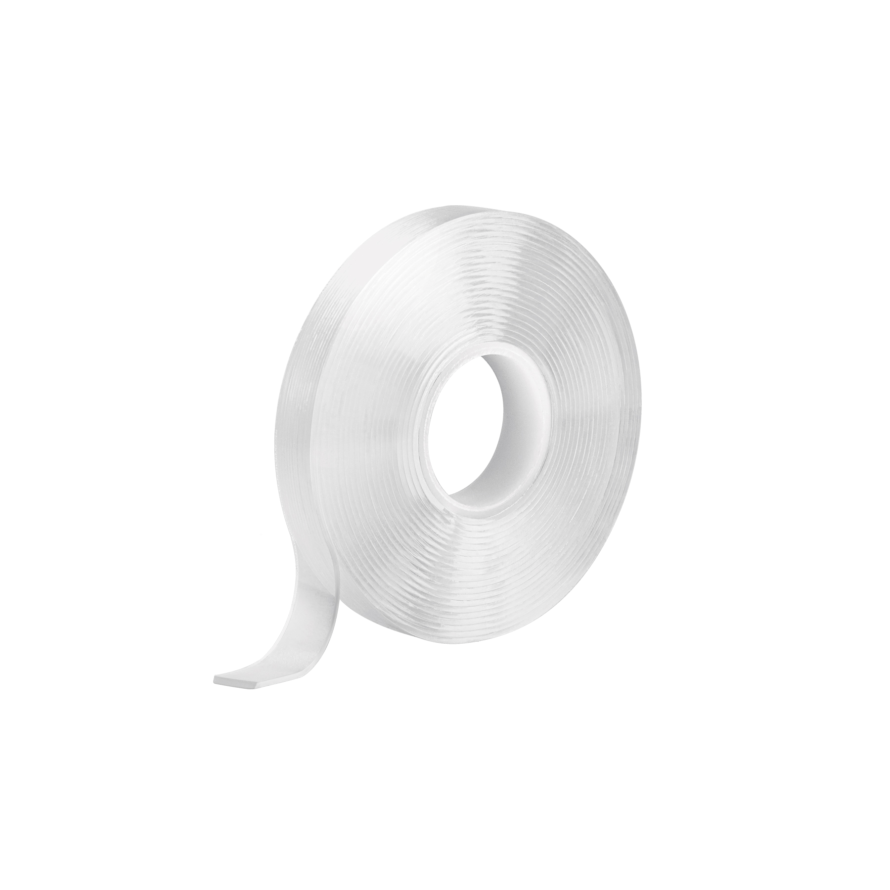 Cinta nano doble cara reutilizable, transparente 3 m x 10 mm